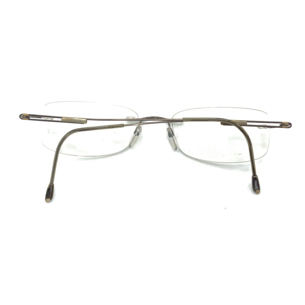 Silhouette Titanium Copper Bronze Rimless Eyeglasses Frames Austria Designer