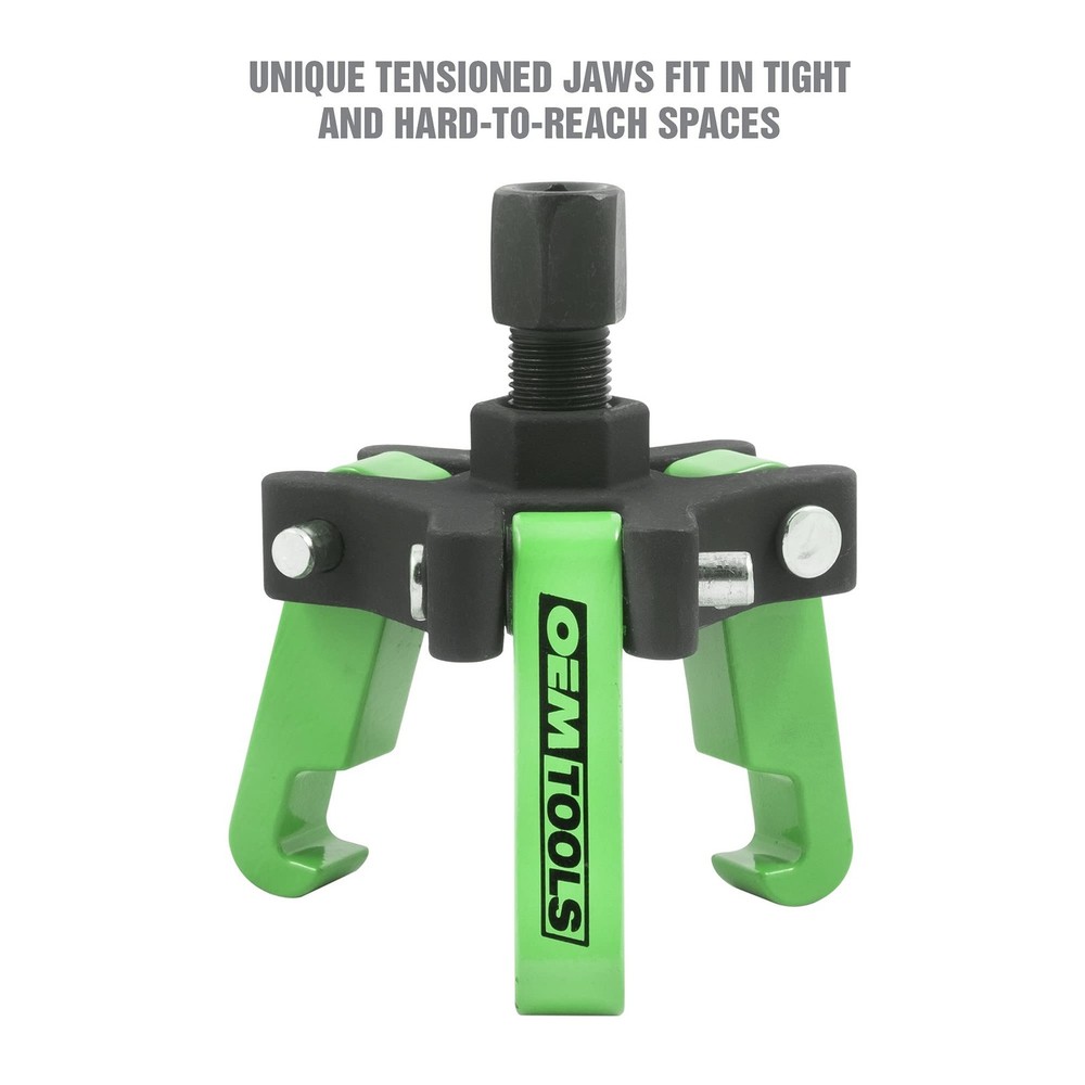 OEMTOOLS 25090 Harmonic Balancer Puller Kit, Adjustable 3-Jaw Puller Fits Most &