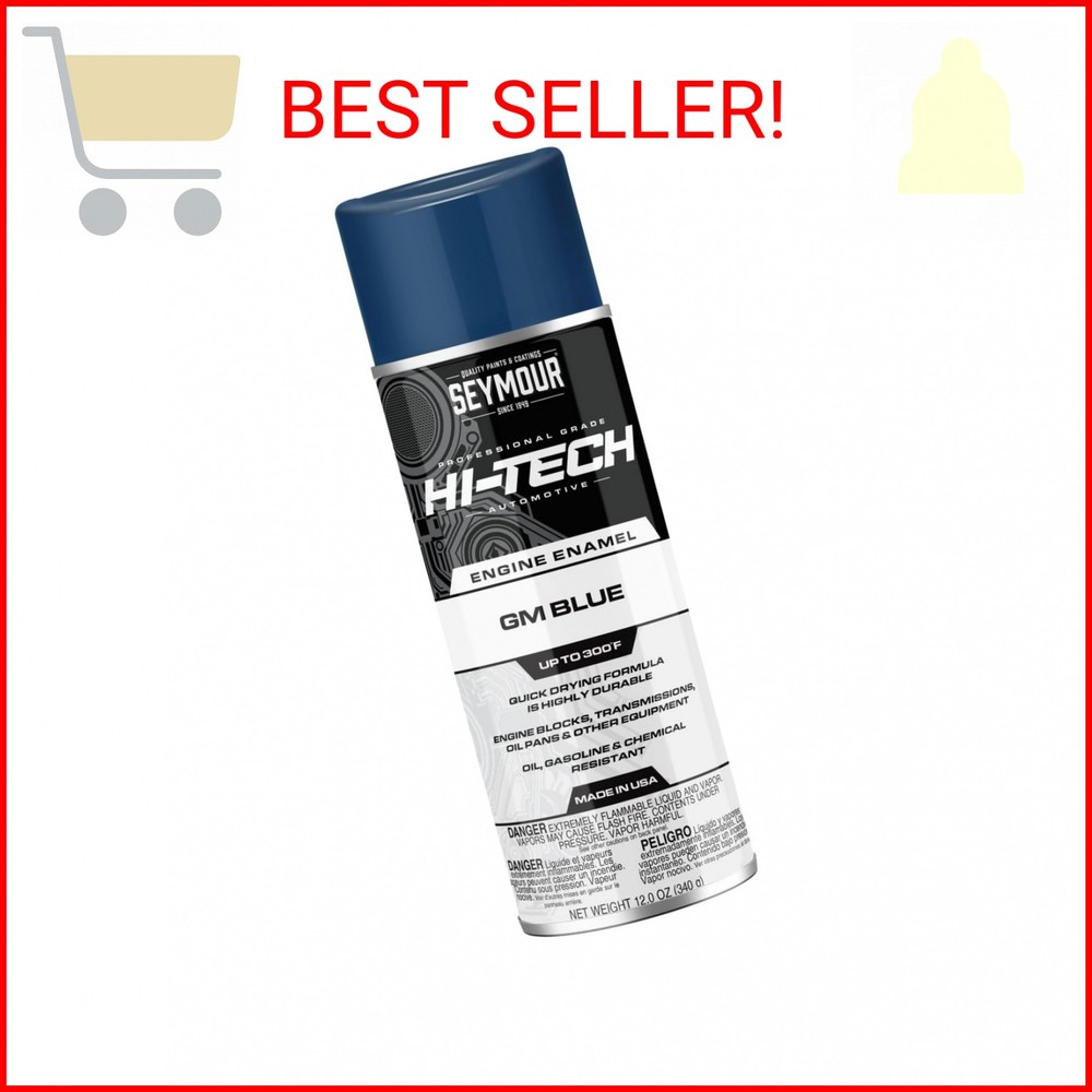 Seymour EN-67 Hi-Tech Engine Spray Paint, GM Blue