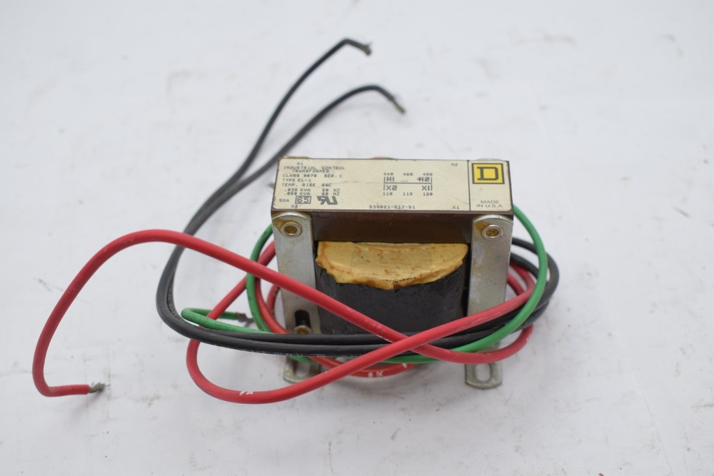 Square D 9070 El-1 Control Transformer Series C