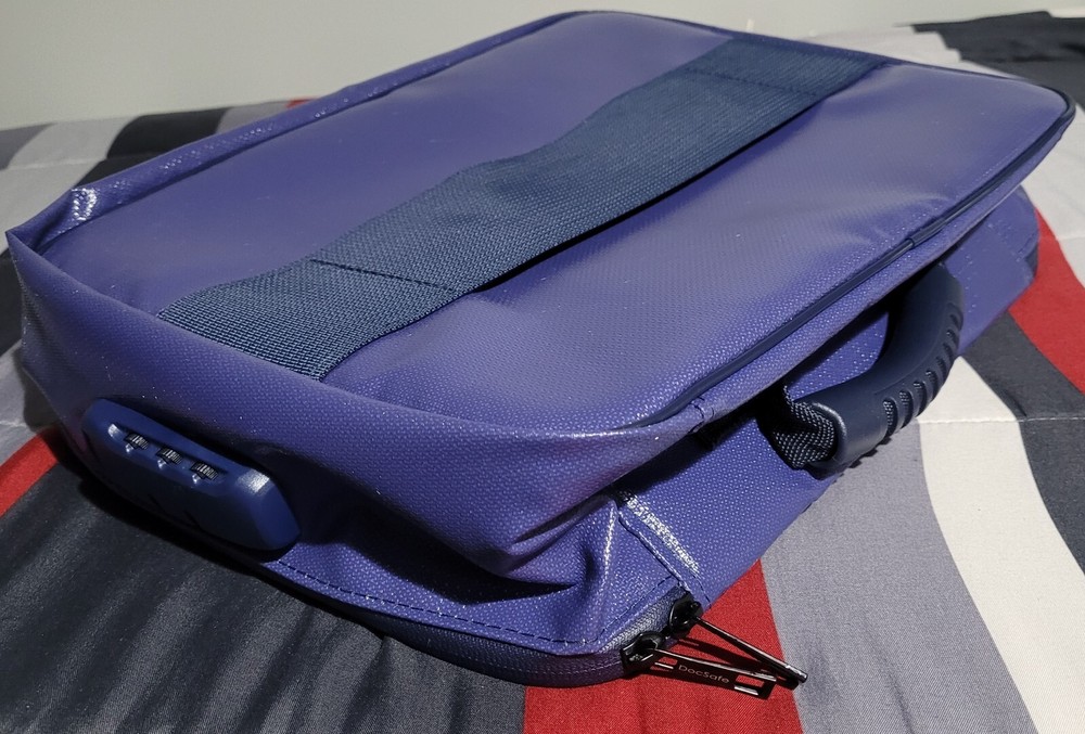 DocSafe Fireproof Document Organizer Bag with Lock ,Water-Resistant Zipper