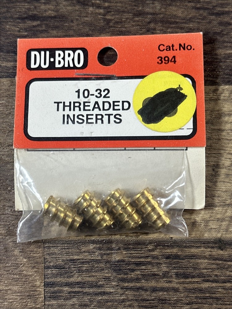 DU-BRO #394, 10-32 THREADED INSERTS