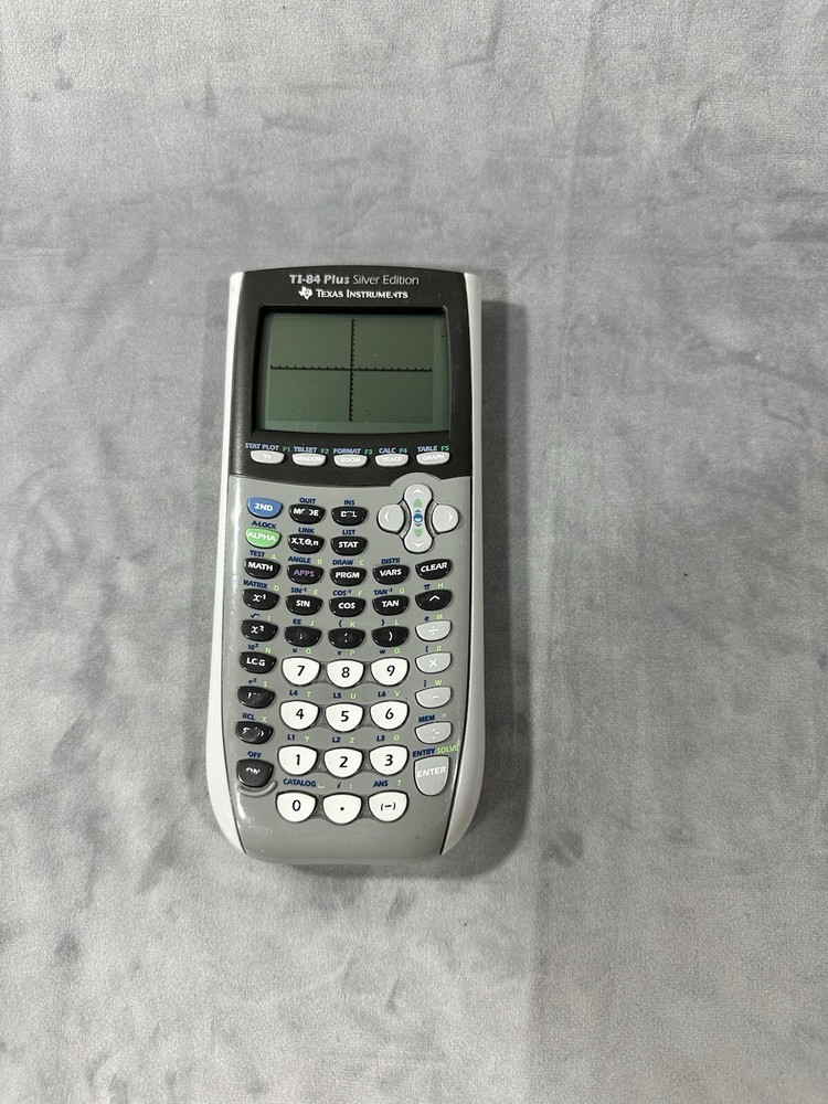 Texas Instruments TI-84 Plus Silver Edition Graphing Calculator Tested