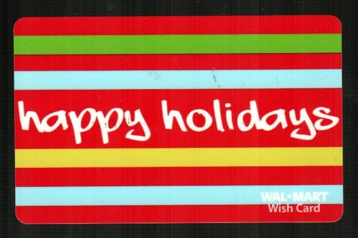 WALMART Happy Holidays ( 2007 ) Gift Card ( $0 )