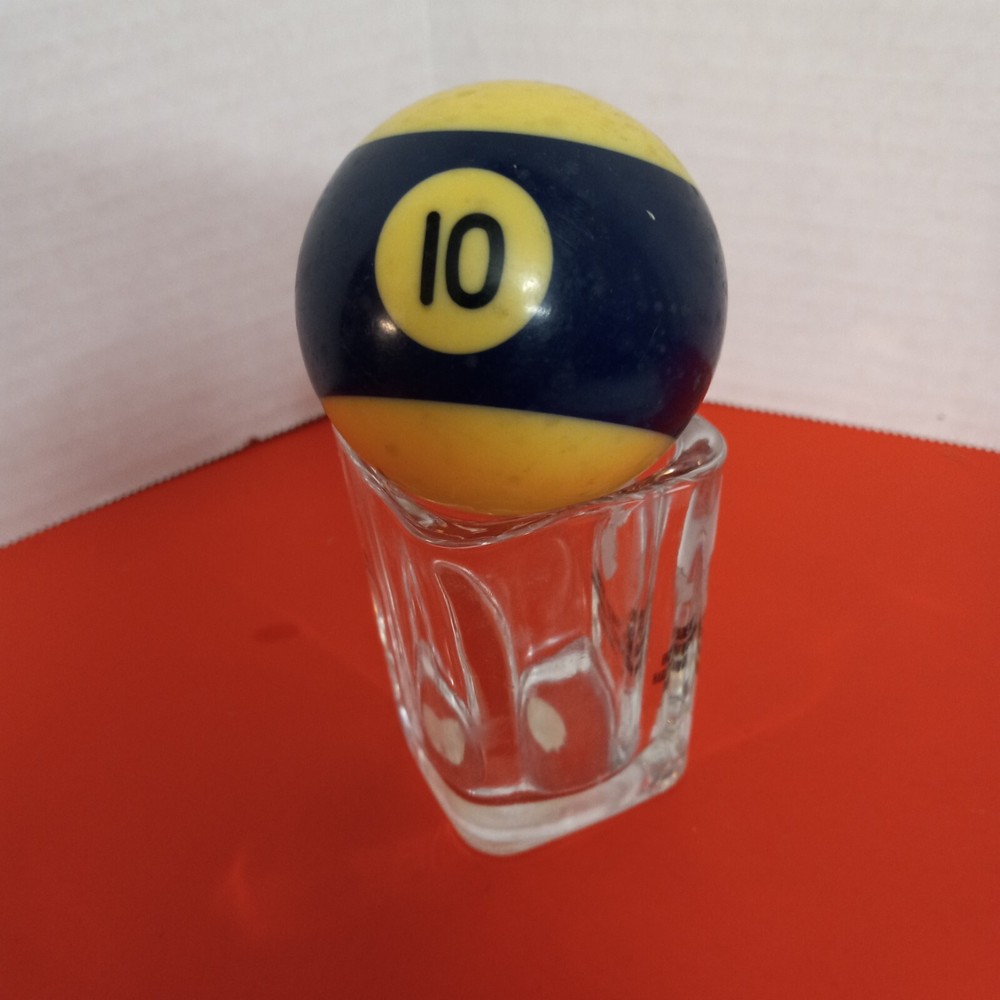 Vintage Number 10 Pool Ball Replacement Billiard 