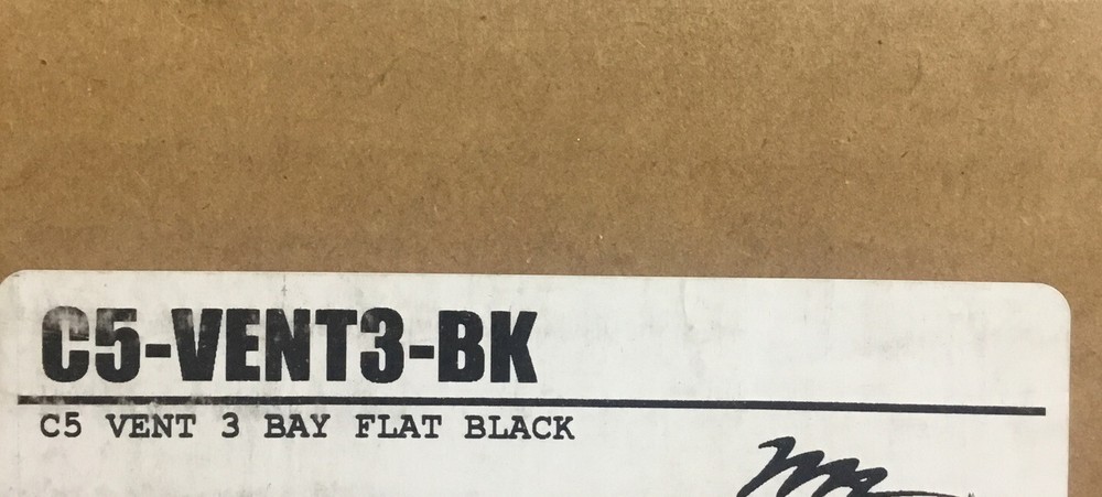 Middle Atlantic C5-VENT3-BK Rack Front Panel Vent For Credenza Black