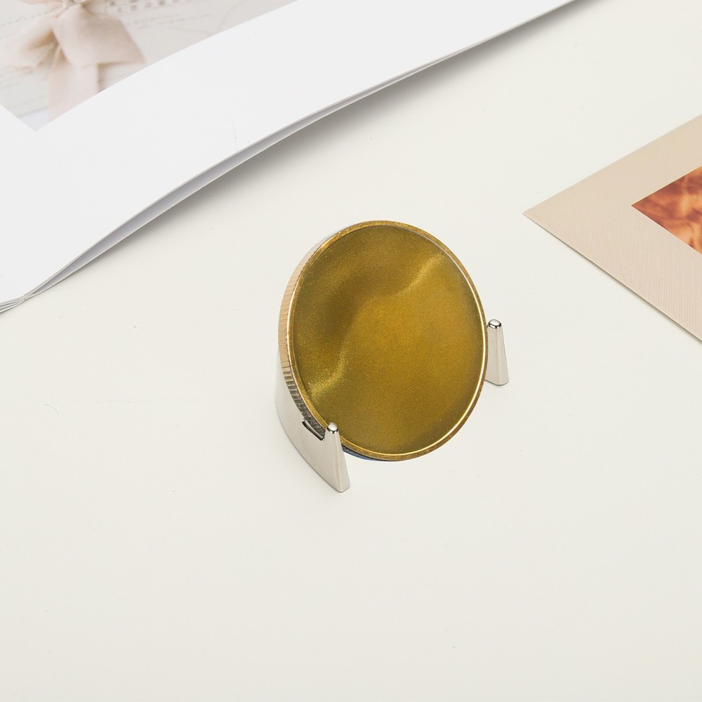 4 Pcs Coin Display Stands Mini Coin Easel Presentation Holder Silver