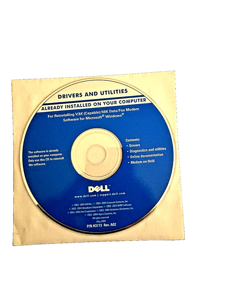 Driver Dell V.9X 56k Data Fax Modem