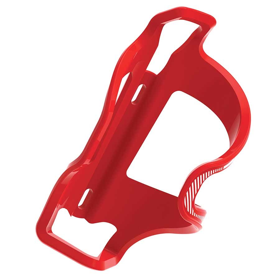 Lezyne Flow Side Load Composite Bottle Cage - Lightweight, Red, Left Load,
