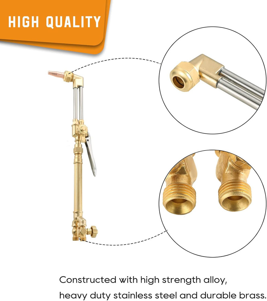 Medium Duty Oxygen/Acetylene Welding Torch | Victor Type Torch Handle with One 3