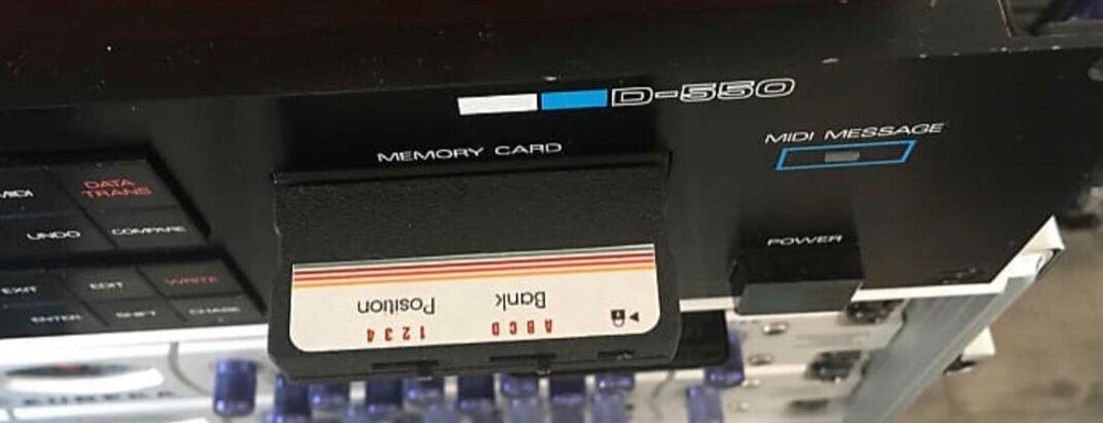 Roland D550 Memory Card with Original Patches 00-05 + PA-Decoder