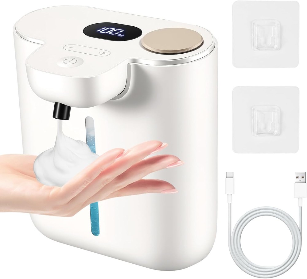 Automatic Soap Dispenser, Touchless Foaming Soap Dispenser, 500ml Rechargeable