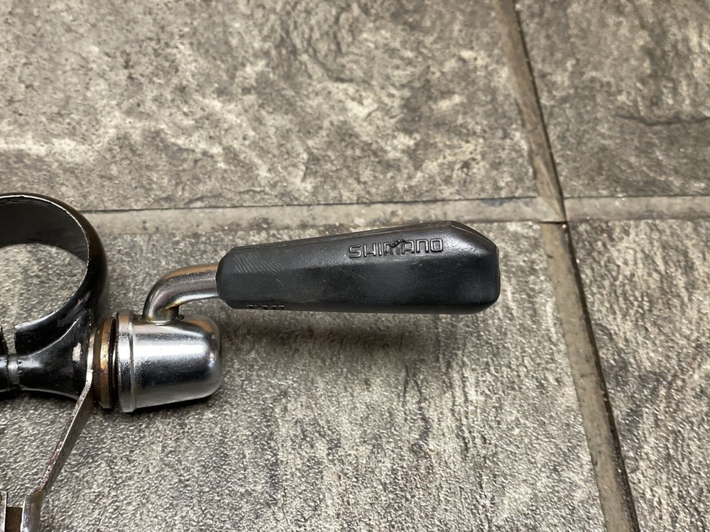 Vintage Dia Compe Seatpost Clamp With Cable Guide Hanger - Quick Release