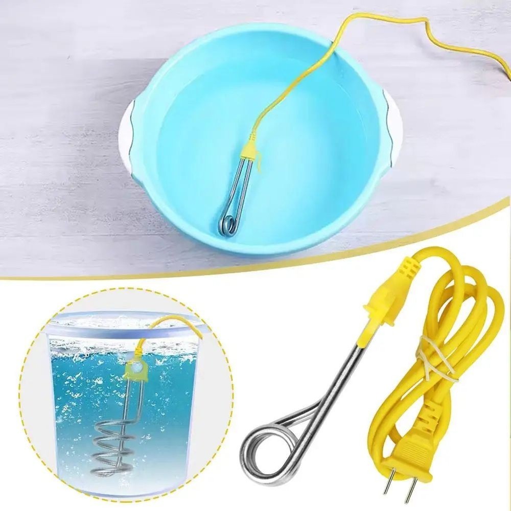 600W Electric Immersion Heater Water Boiler Travel Hot Rod