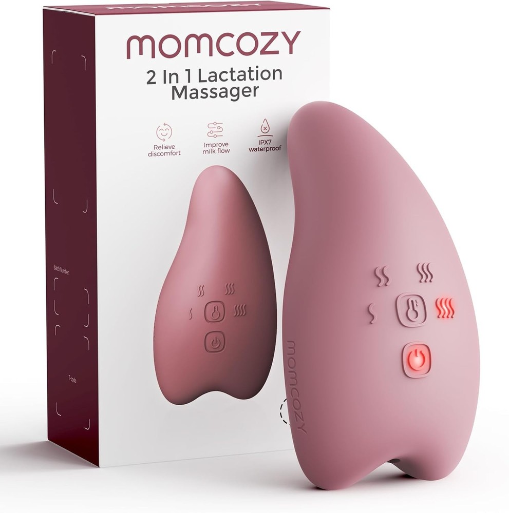 Efficient A1Pro Lactation Massager - Smart Memory & 8 Vibration Modes for Moms