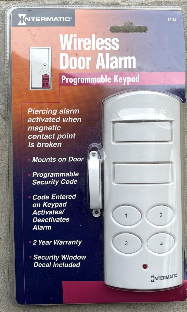Wireless Door Alarm Programmable Keypad