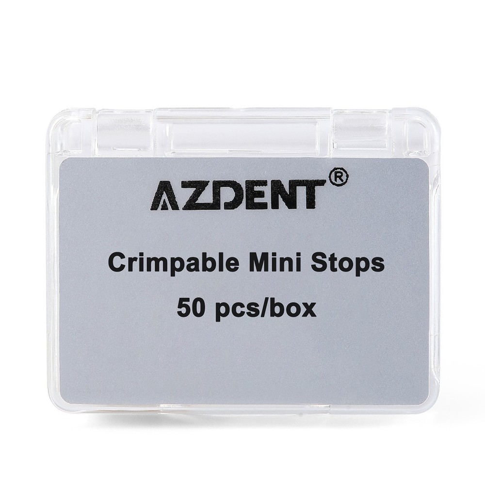 50Pcs Dental médico Ortodoncia Crimpable Paras Split/Mini Type Crimpable Stops
