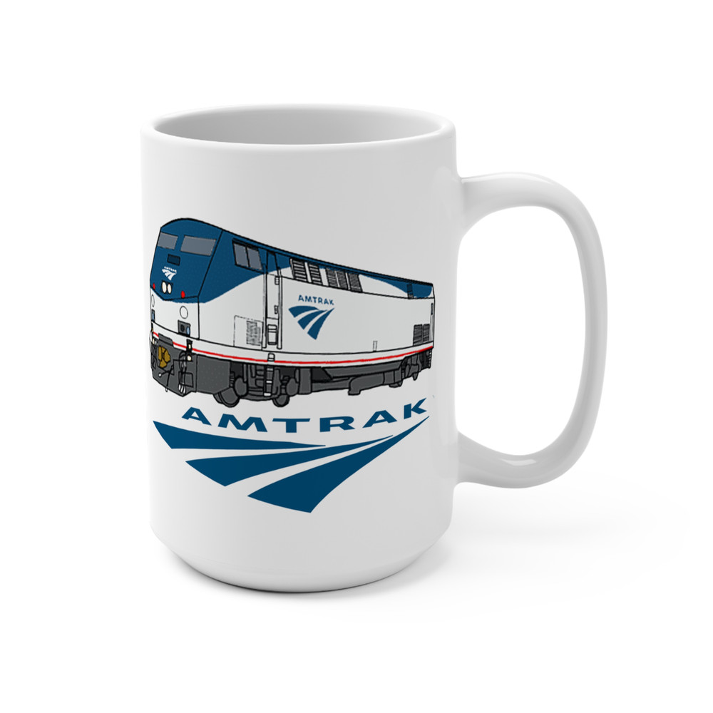 Amtrak Railroad Train Tea Cup Coffee Mug,15 oz