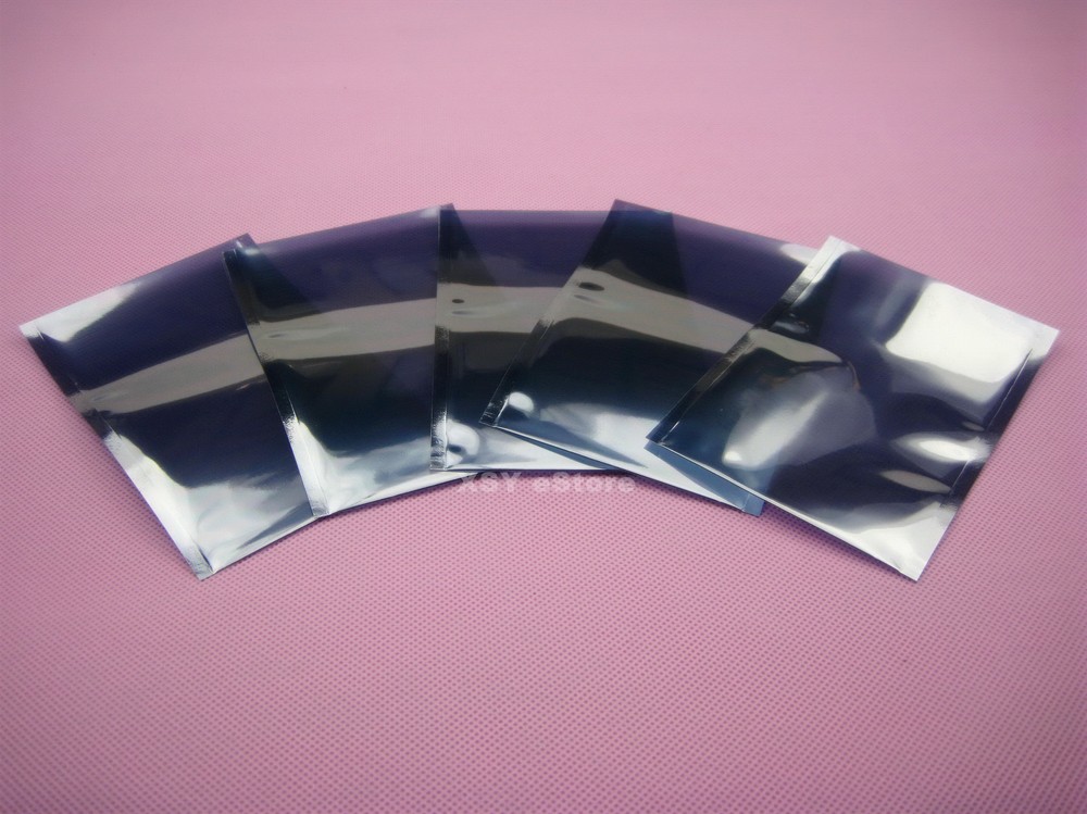 50 Aluminized ESD Anti-Static Shielding Bags 2" x 3"_50 x 80mm