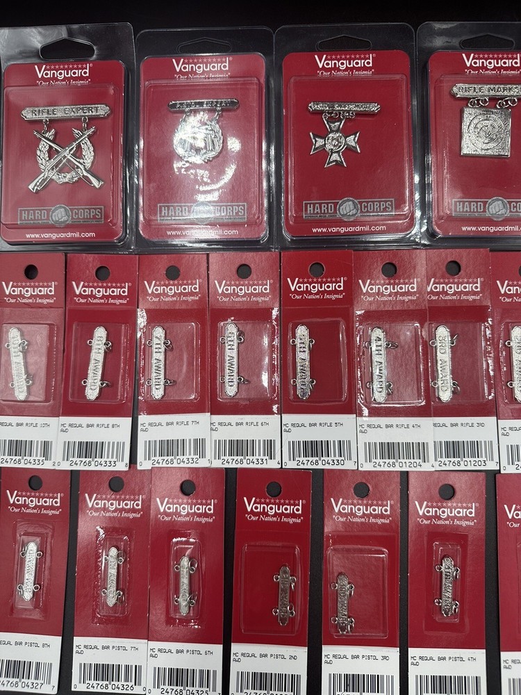 US Marine Corps Qualification Marksmanship Badges & Requal Bars You Choose