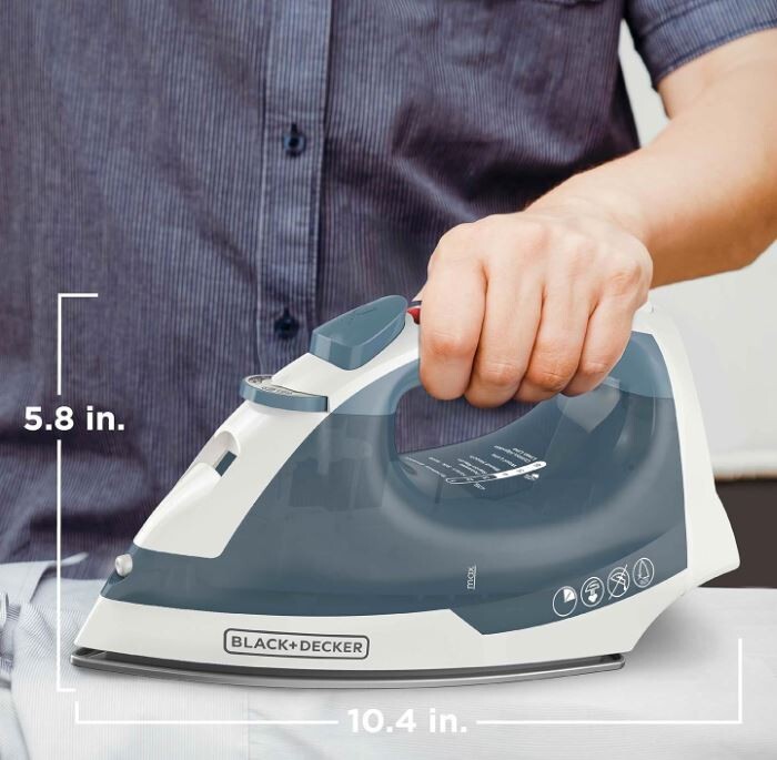 BLACK+DECKER Easy Steam Nonstick Iron, IR40V