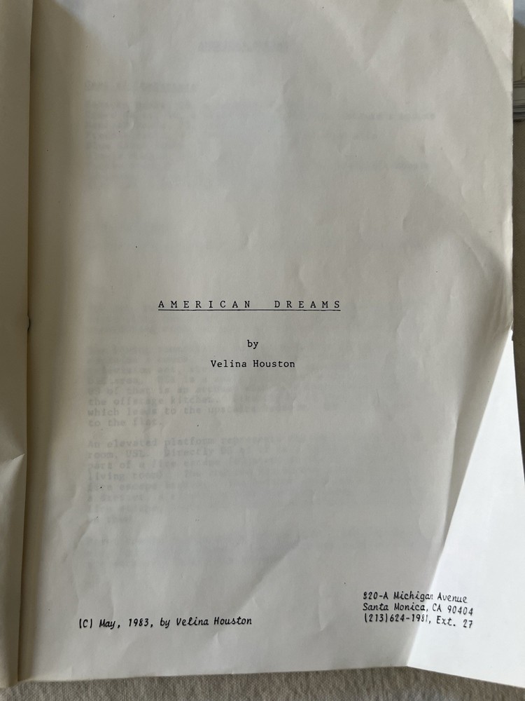 Vintage Screenplay Script Lot Hollywood Drafts 80s-90s Writers Guild