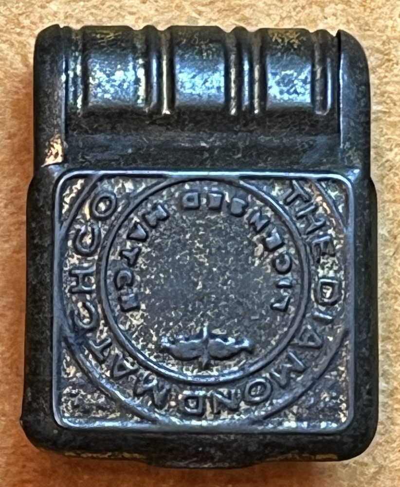 Vintage Match Safe - Tin Box Diamond Match Co.
