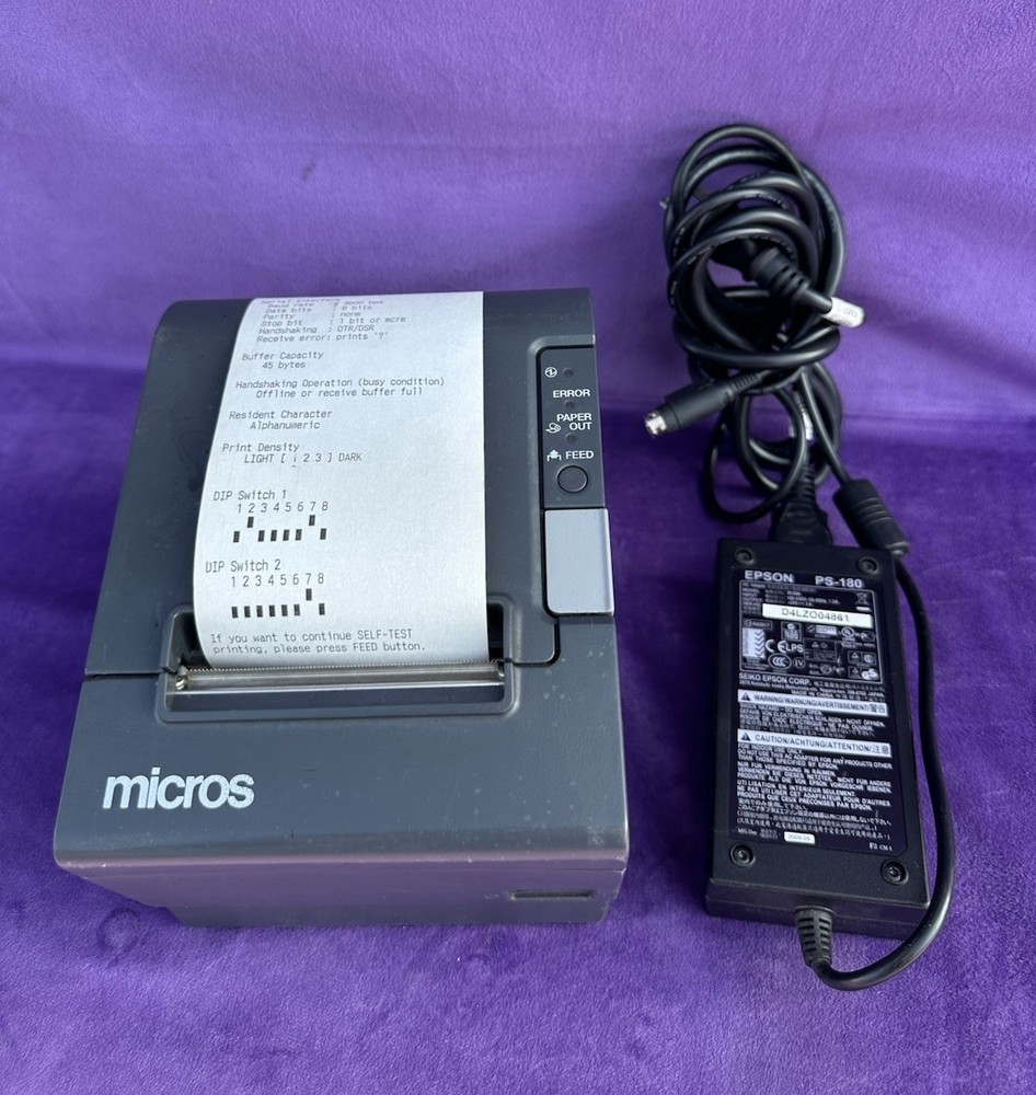 Micros Epson TM-T88IV M129H Thermal Receipt Printer USB