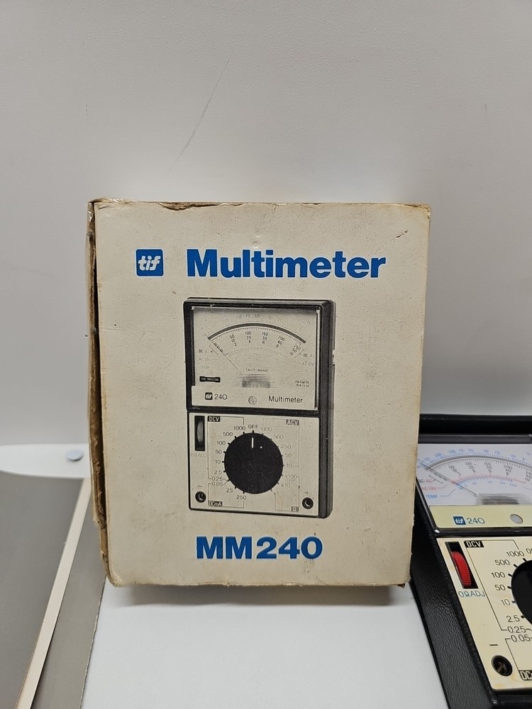 VINTAGE TIF MULTIMETER METER MODEL 240 - UNTESTED - (A2)