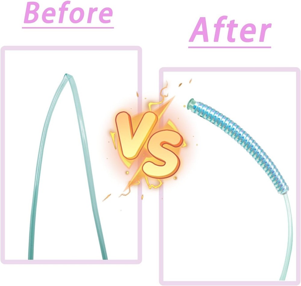 Essential 20PCS Oxygen Hose Straighteners - Uninterrupted Therapy Support