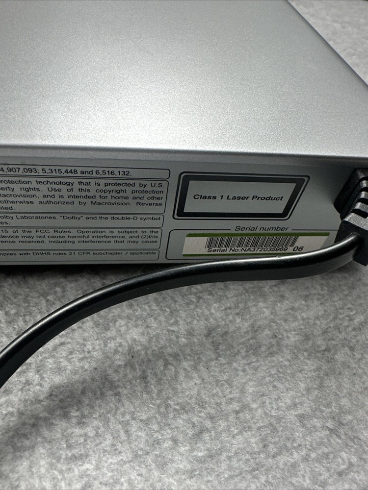 Apex AD-1118 DVD Player Dolby Digital MP3 Progressive Scan