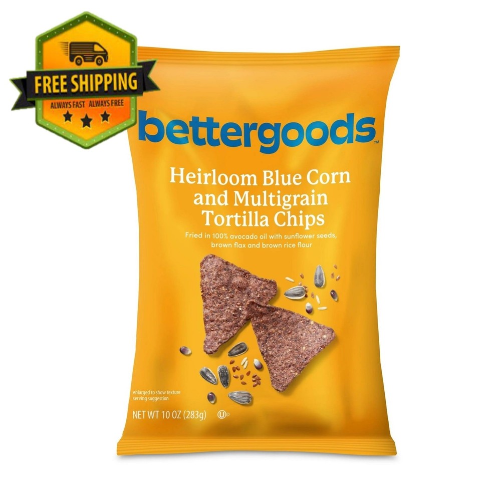 bettergoods Blue Corn Multigrain Tortilla Chips 10 oz