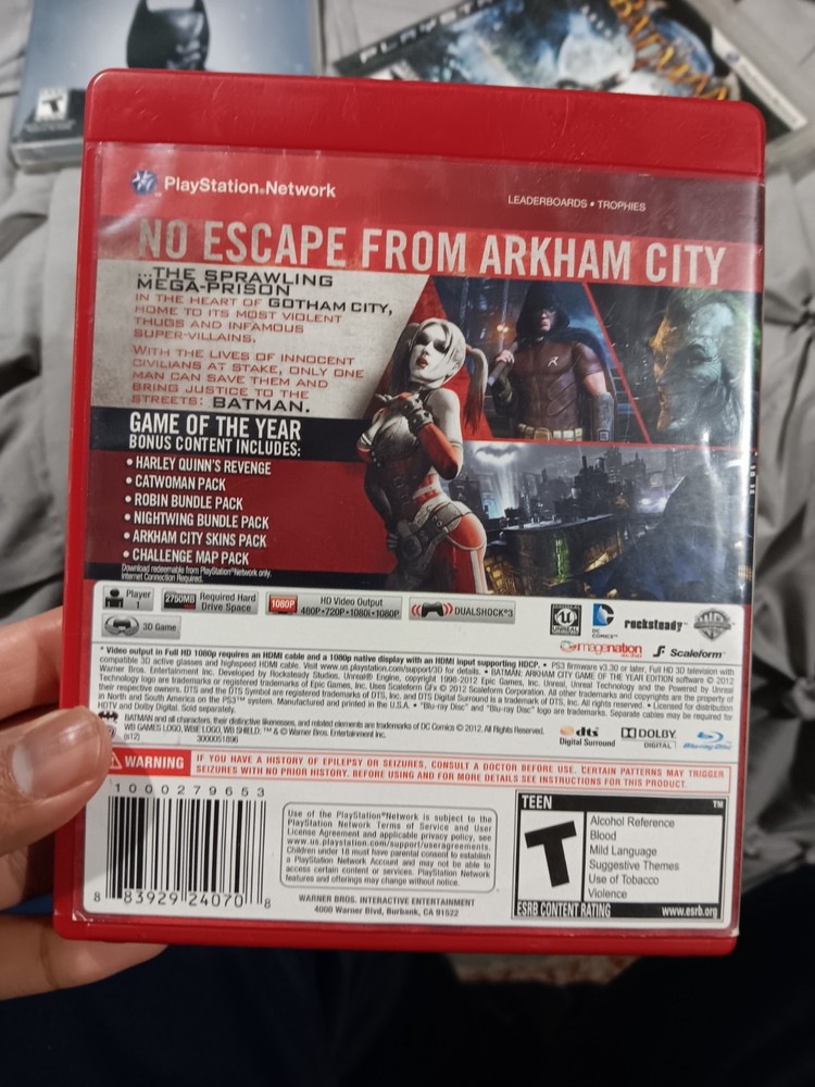 3 Batman collection game for ps3