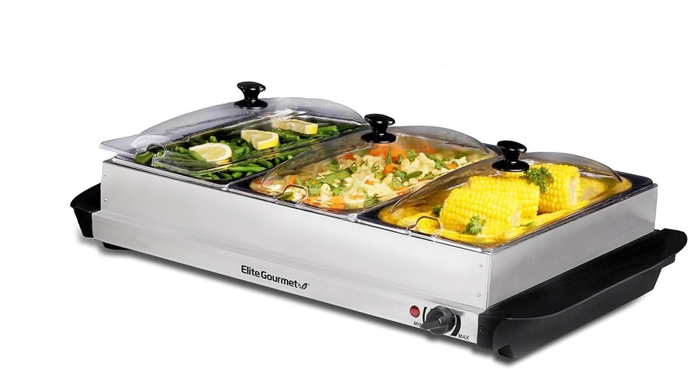 Stainless Steel Buffet Server, Holiday Entertaining