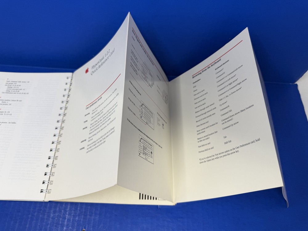 HYPERCARD USER'S GUIDE (1989, SPIRAL BINDING) -Apple Macintosh Manual -VERY GOOD