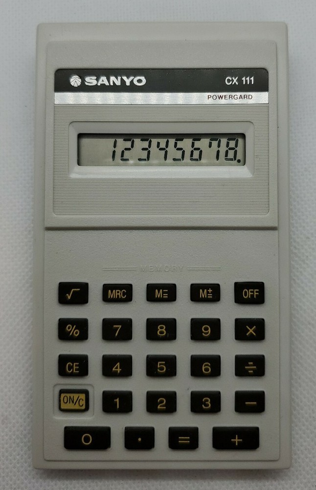 Vintage Sanyo CX-111 Calculator