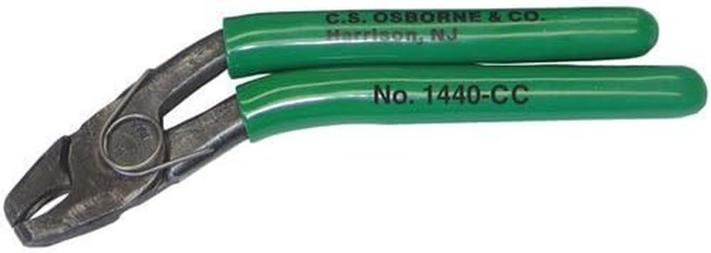 C. S. OSBORNE 1440-CC - HOG RING PLIER, BENT HANDLE, CLOSING SPRING