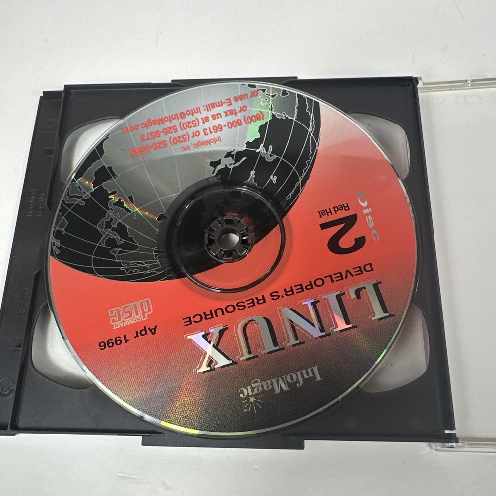 Linux Developer's Resource Infomagic KNIGHT 6 CD Set Red Hat Slackware Kernel
