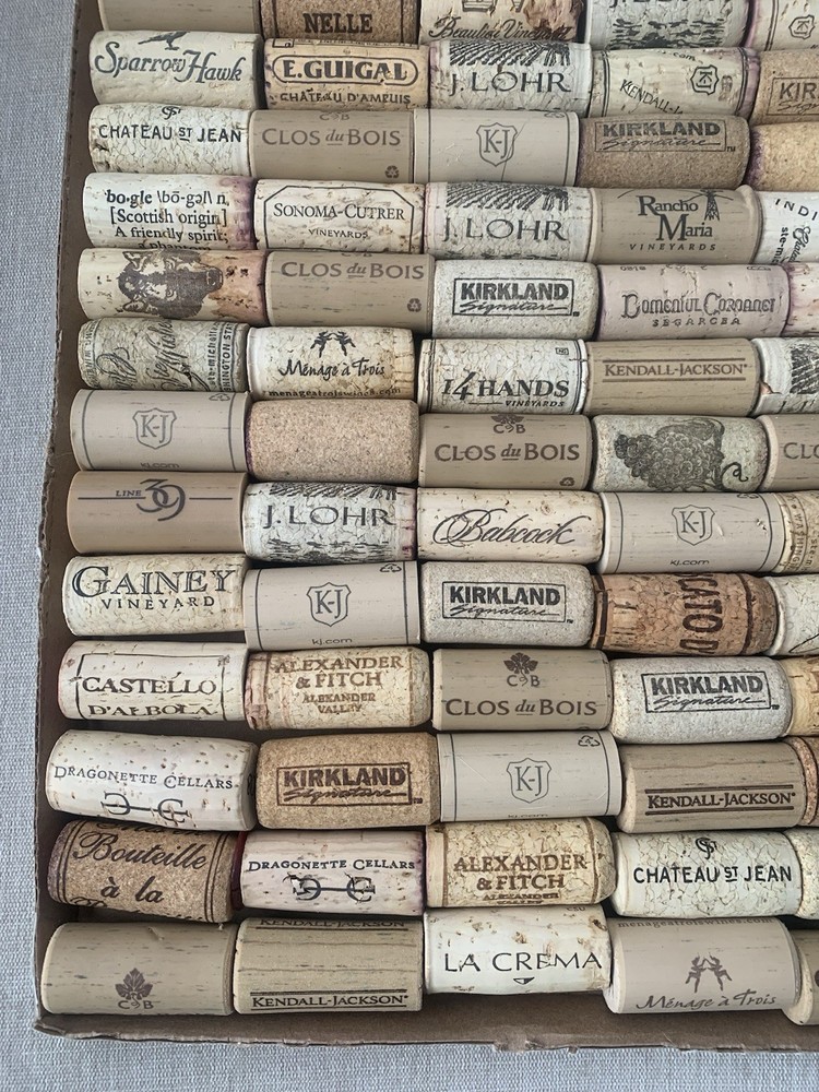 Lot 105 Assorted Used Wine Corks Mixed Brands Natural Corks Crafts DIY Projects