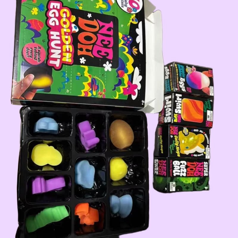 needoh golden egg treasure hunt toy