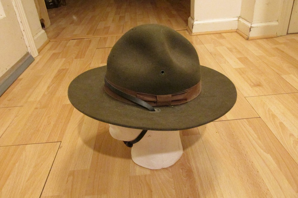 WW2 US drill instructor campaign hat