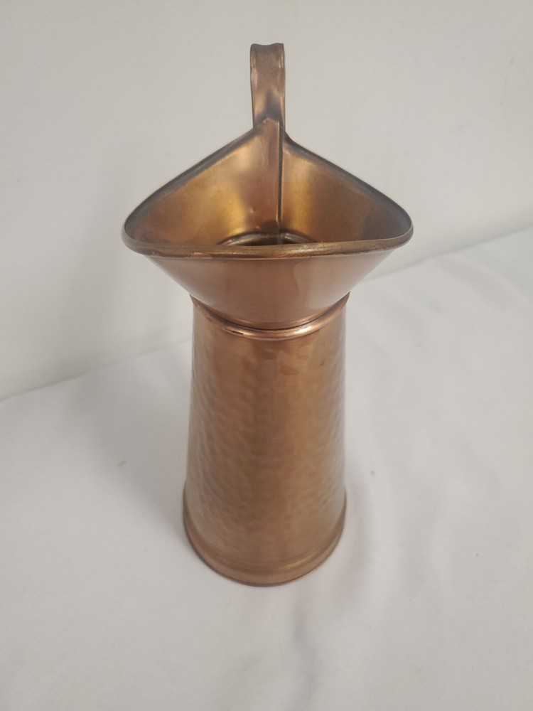 GREGORIAN SOILD COPPER PITCHER 11" USA