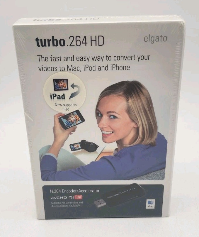 Elgato turbo.264 HD USB H.264 Video Encoder for Mac iPod iPhone