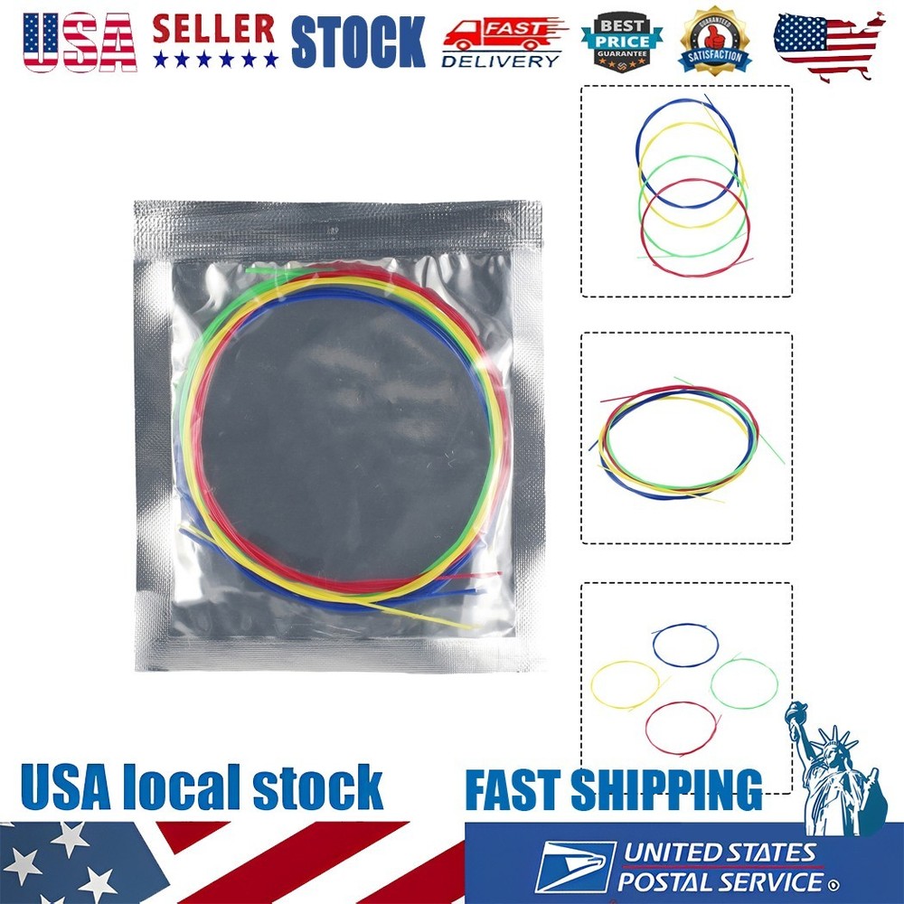 Ukulele Strings Set Nylon String Colourful Ukulele Replacement Accessories