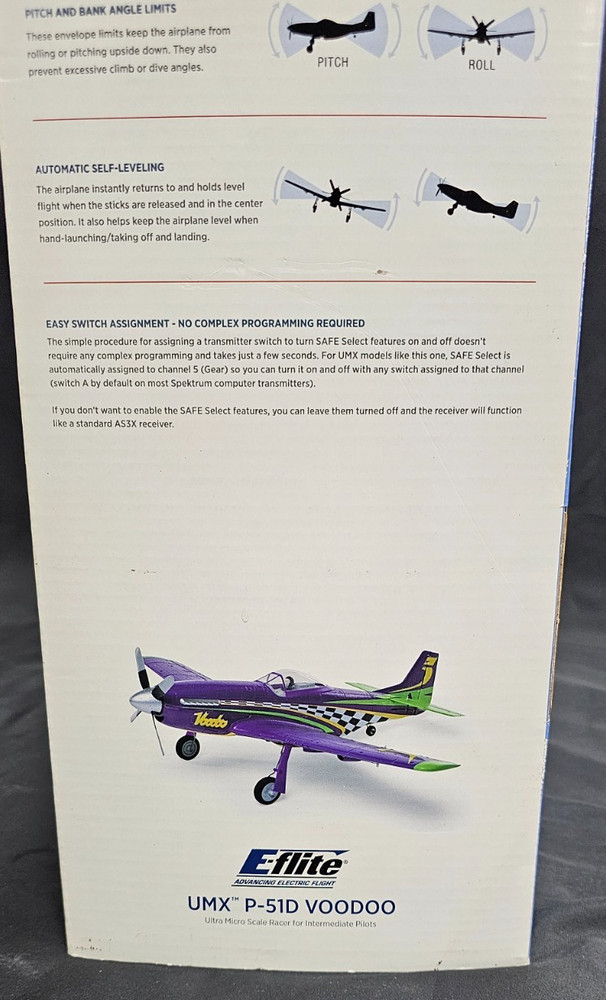 Horizon Hobby E-flite UMX P-51D VOODOO Bind-N-Fly Basic RC Plane