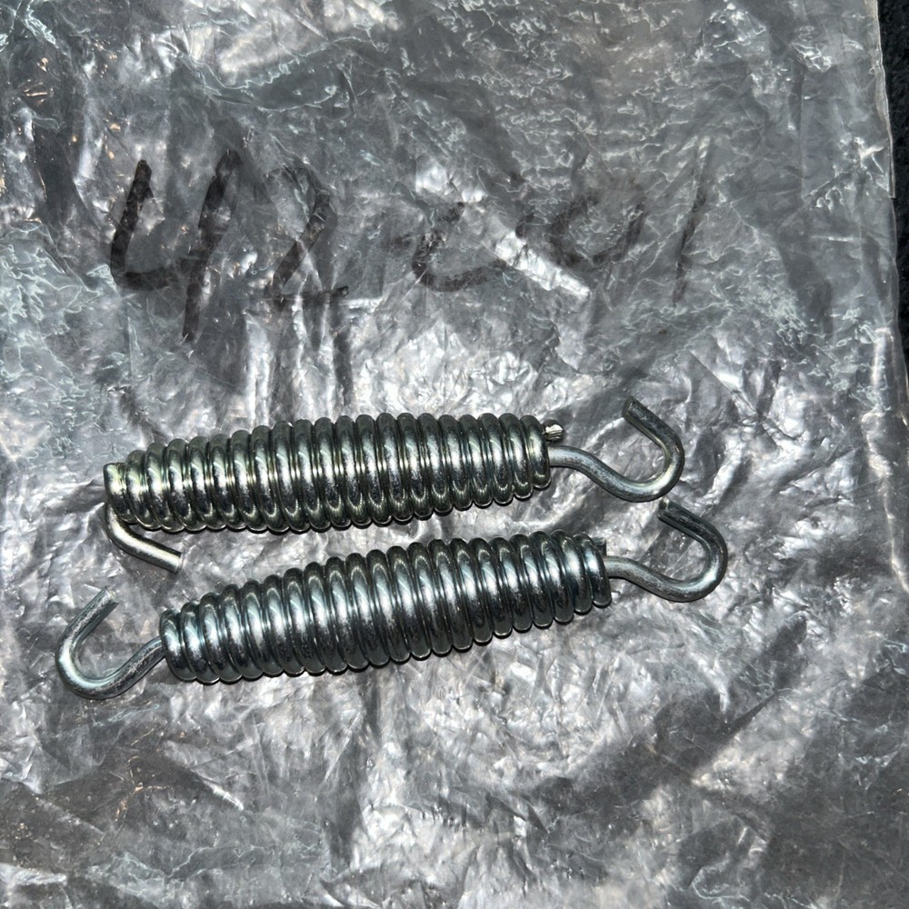 2 Pack Kickstand Spring, OEM 42-001 Replacement, Motorcycle 2PCS-Silver