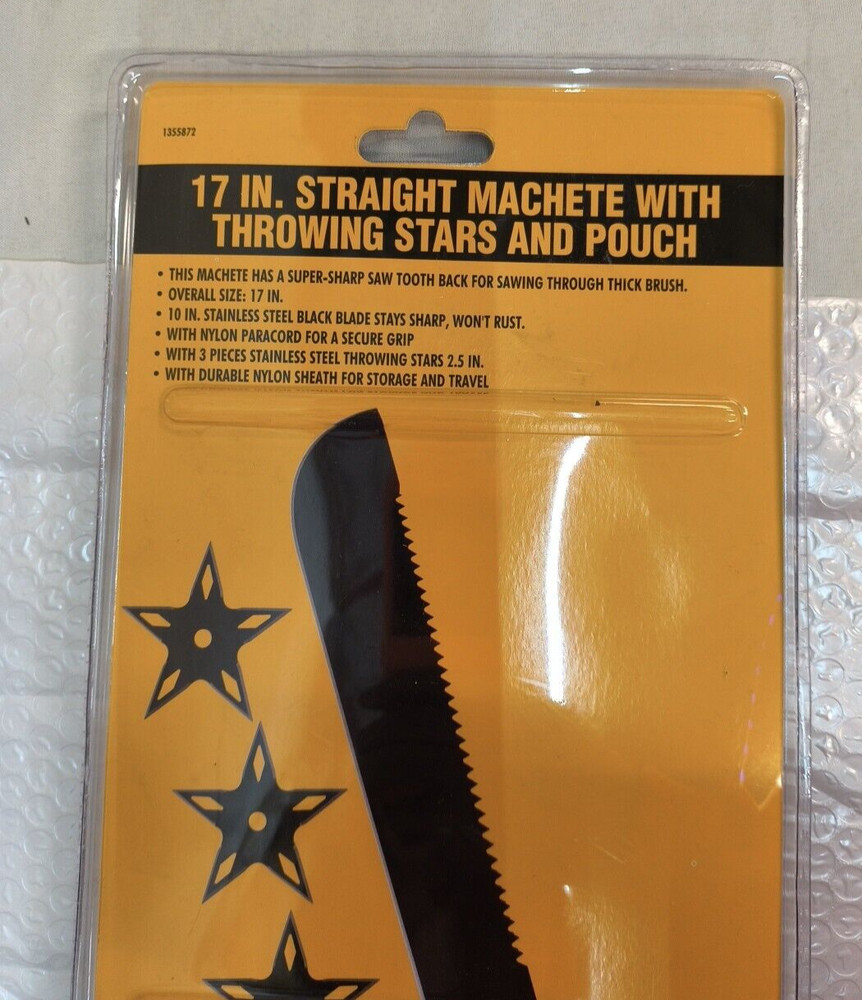 OLYMPIA TOOLS 17 In Straight Machet