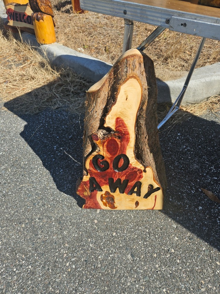 Chainsaw Artwork Cypress carved