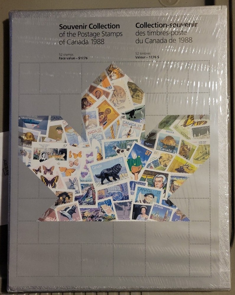 CANADA 1988 Annual / Yearly Stamp  Collection