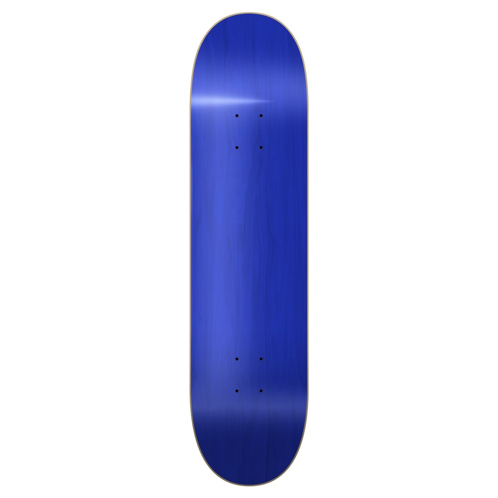 Yocaher Blank Skateboard Deck - Stained Blue (7.75 inch)  DECK ONLY